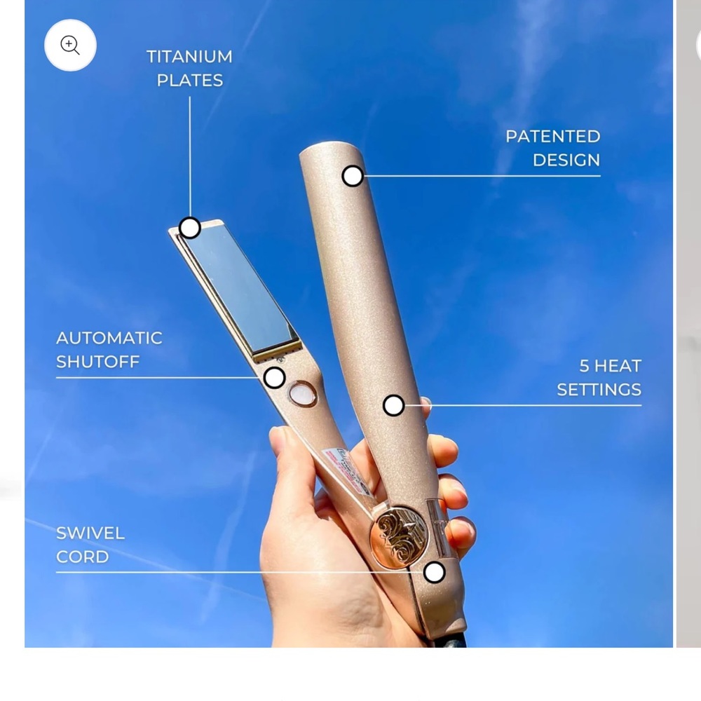 Tyme Iron with sleeve, lightly used, perfect condition